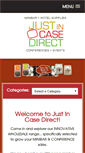 Mobile Screenshot of justincasedirect.com.au